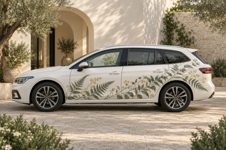 植感散步・汽車車側設計設計示意